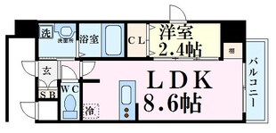 ＯＮＬＹＯＮＥ天六の物件間取画像